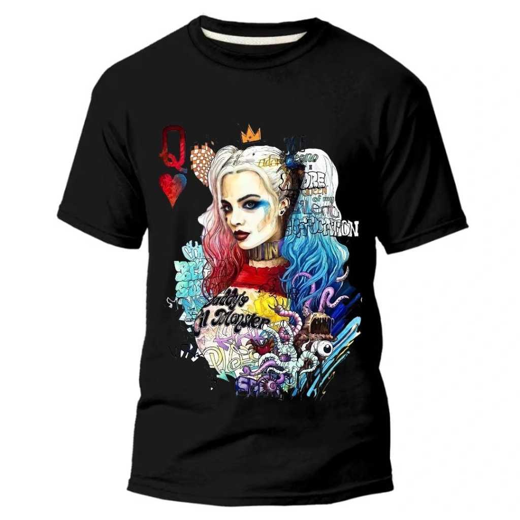 Camiseta Básica Estampada Desenho Personagem Alerquina Casual Premium Unissex Algodão