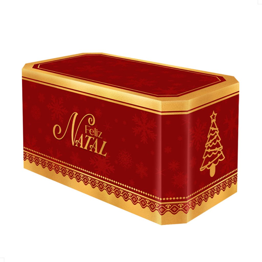 Capa de Mesa Natal 3D Sublimado Em Tecido Veste Fácil Decoração Natalina - MSA-118