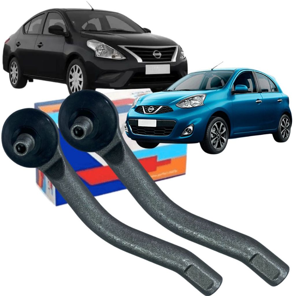 Par Terminal Direção Perfect Nissan March Versa 2011 Á 2020
