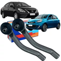 Par Terminal Direção Perfect Nissan March Versa 2011 Á 2020