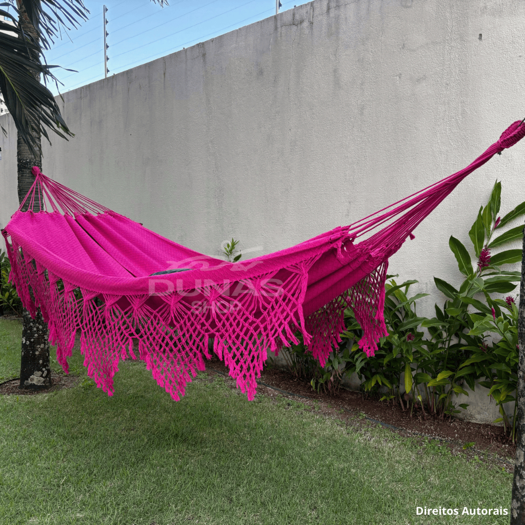 Rede Descanso Rede Dormir Casal king Luxo Rede de Dormir Gigante Varanda Manual Artesanal Gigante em Oferta na Shopee