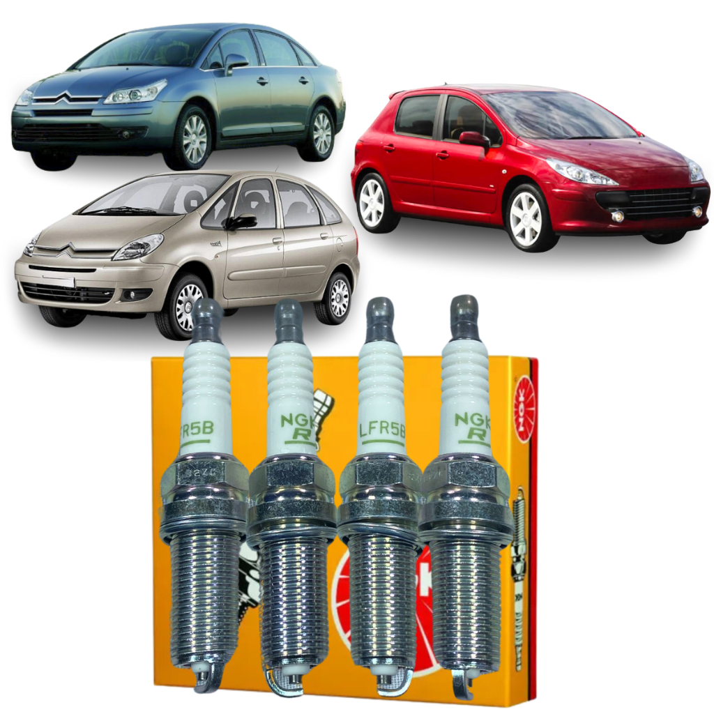 Jogo Vela Ignição Ngk Peugeot 307 407 Citroen C4 C5 Xsara em Oferta na Shopee