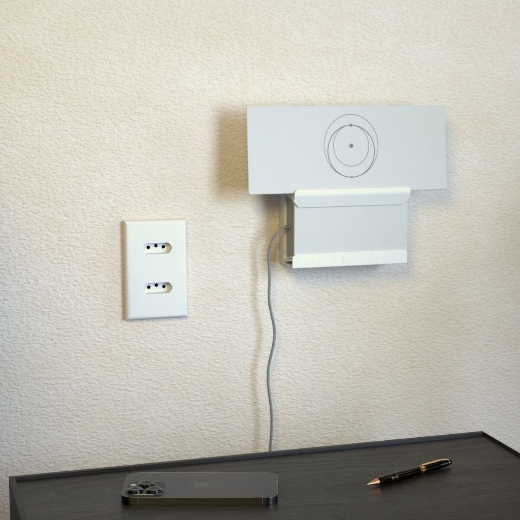 Suporte de Parede Compatível com Modem Roteador Wi-Fi e Fonte Starlink 3ª Geração