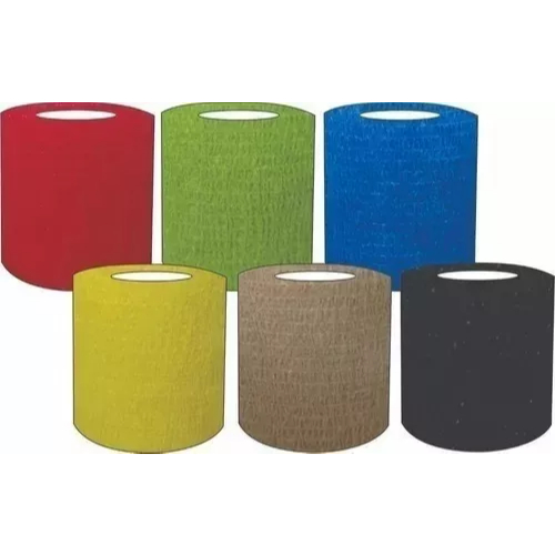 Bandagem elástica 5cm x 4,5cm - - Fita elástica auto aderente - Bandagem Crossfit - Atadura Elástica