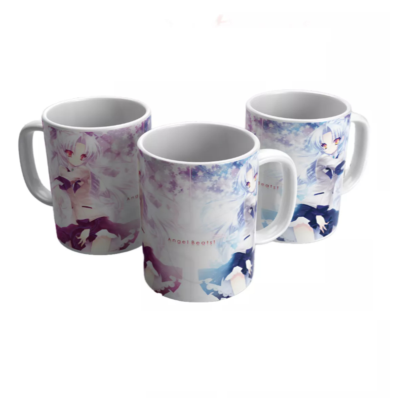 Caneca Porcelena Anime Angel Beats - Xicara Anime