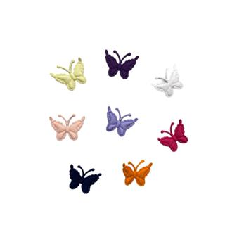 Borboletas Em Tecido Prensado Para Apliques, Pacote Com 50/100/200 Peças Em Cores Sortidas em Oferta na Shopee