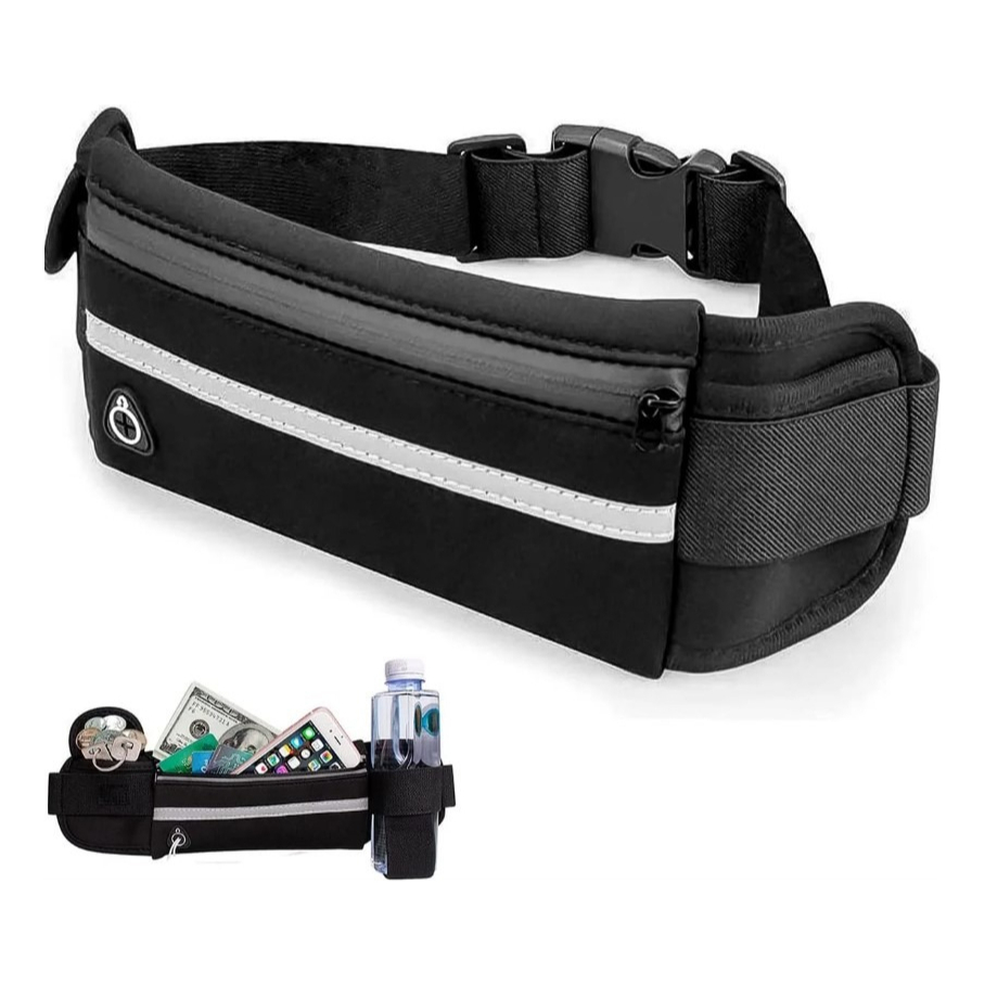 Pochete Fitness Porta Celular E Objetos Com Saída Para Fone Ajustável Esportiva Para Treino