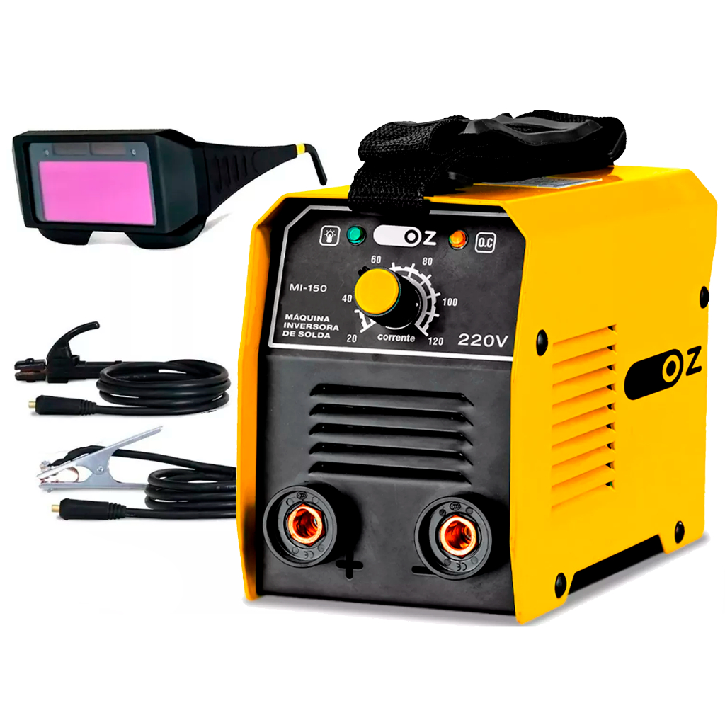 Máquina De Solda Pequena Inversora Elétrica C/ Óculos Solda 220 - Home & Living