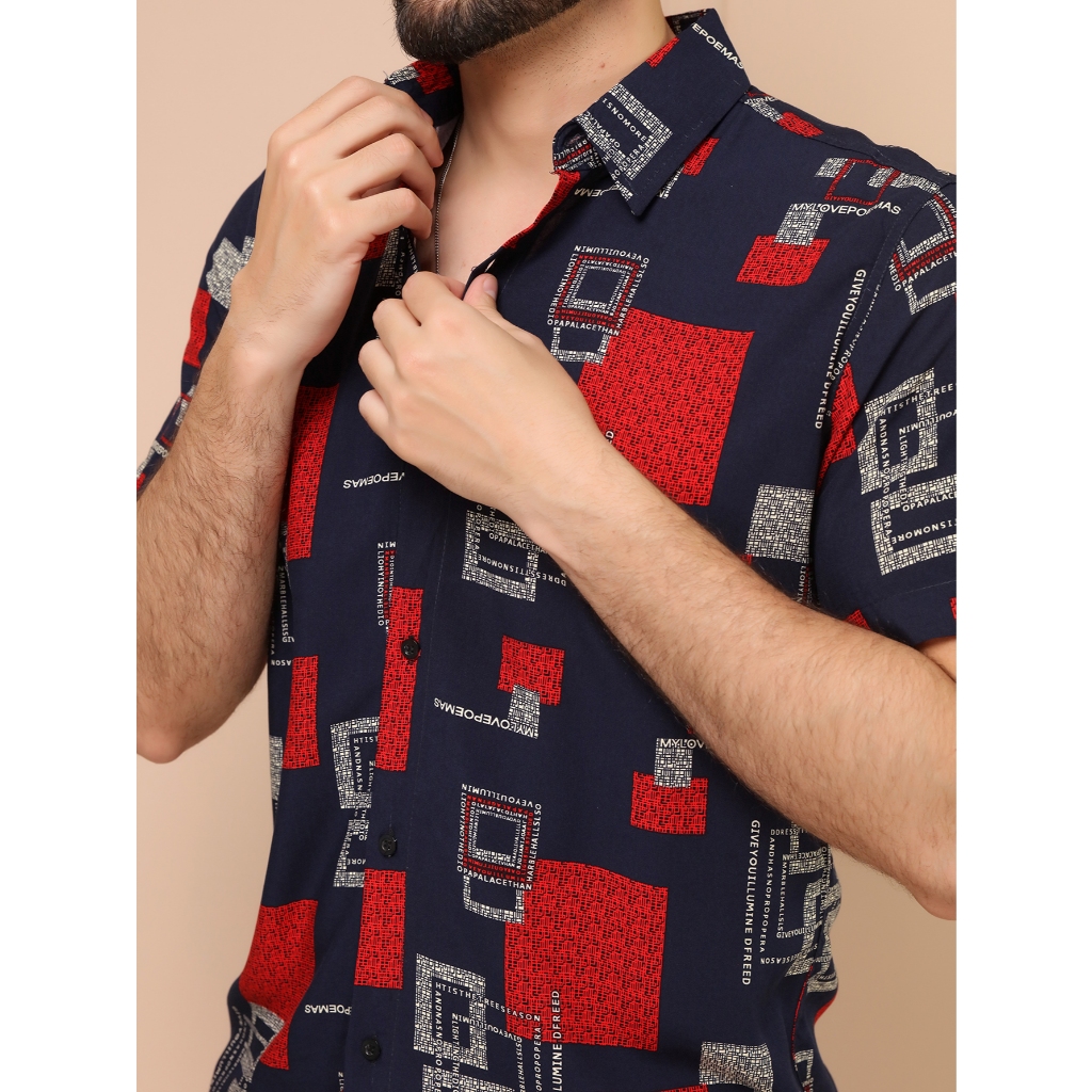 Camisa social moderna masculina com desenhos artísticos super promoção moda envio ultra rápido e seguro