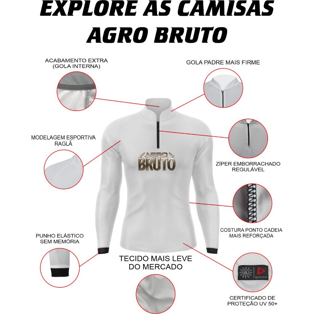 Camisa blusa fazenda camiseta Pulverizador fazenda agricultura com Proteção UV50+ — imagem 2 de 2