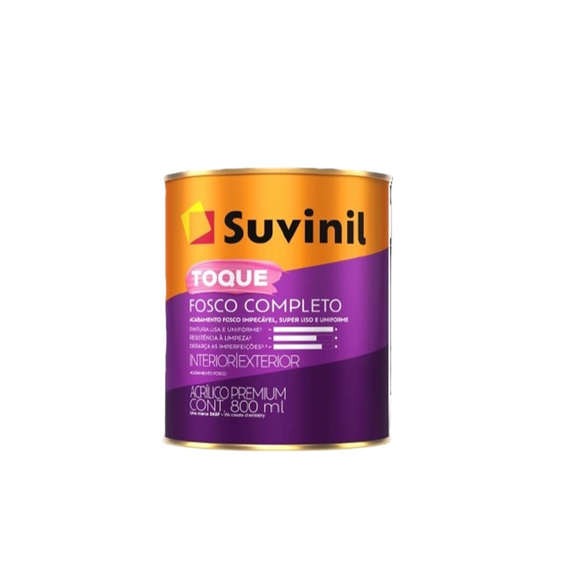 Tinta Parede Suvinil Fosco Lavável 0,800ml Cores em Oferta na Shopee