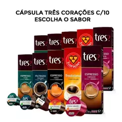 Cápsula De Café Três Corações c/10 - Escolha o Sabor