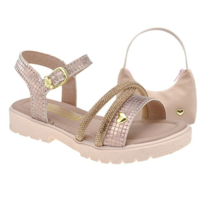 Sandalia Infantil Menina Sandalia infantil Feminina Com Bolsinha - Baby & Kids Fashion