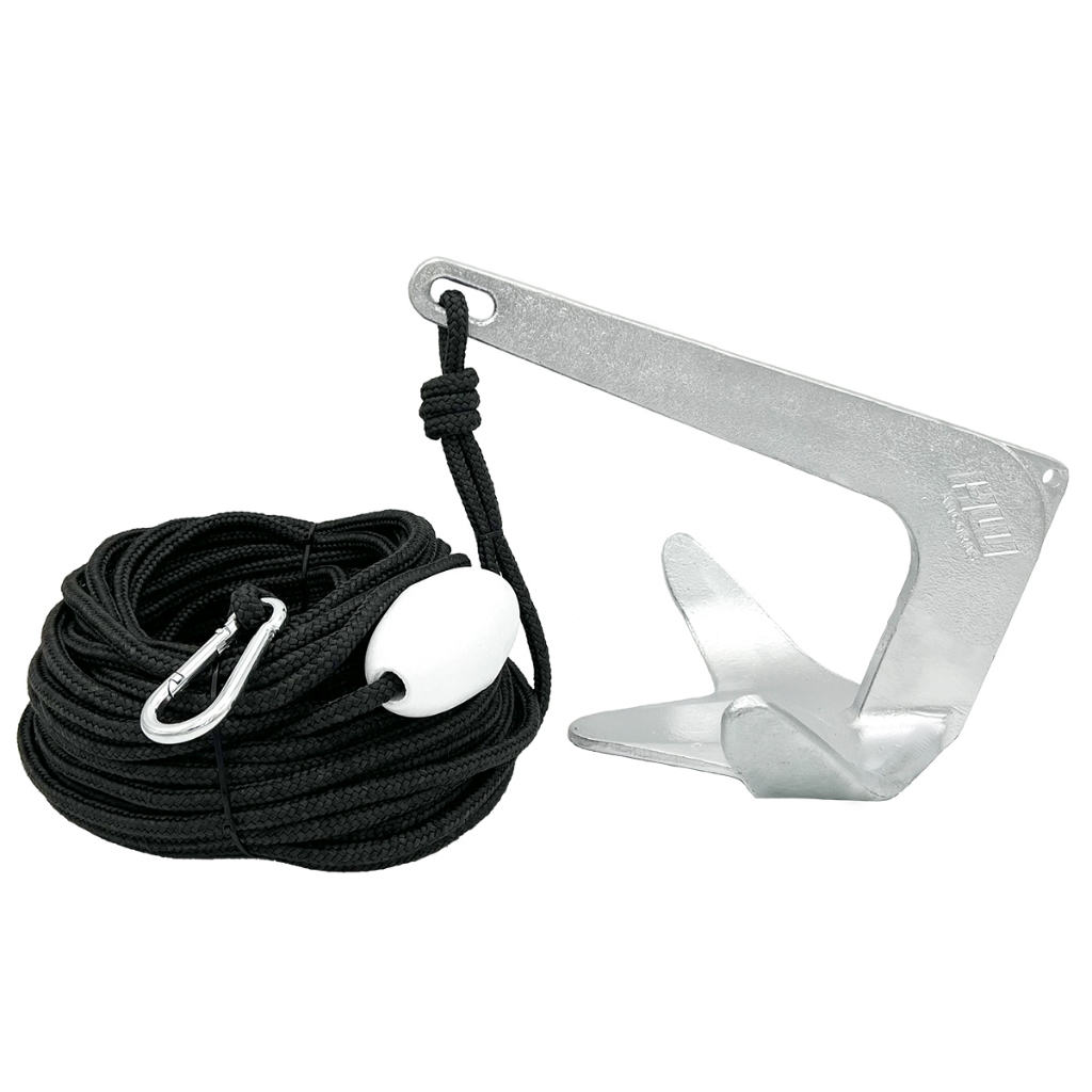 Kit Ancora 3,5kg Bruce para Jet-Ski Caiaque ou Bote Inflavel