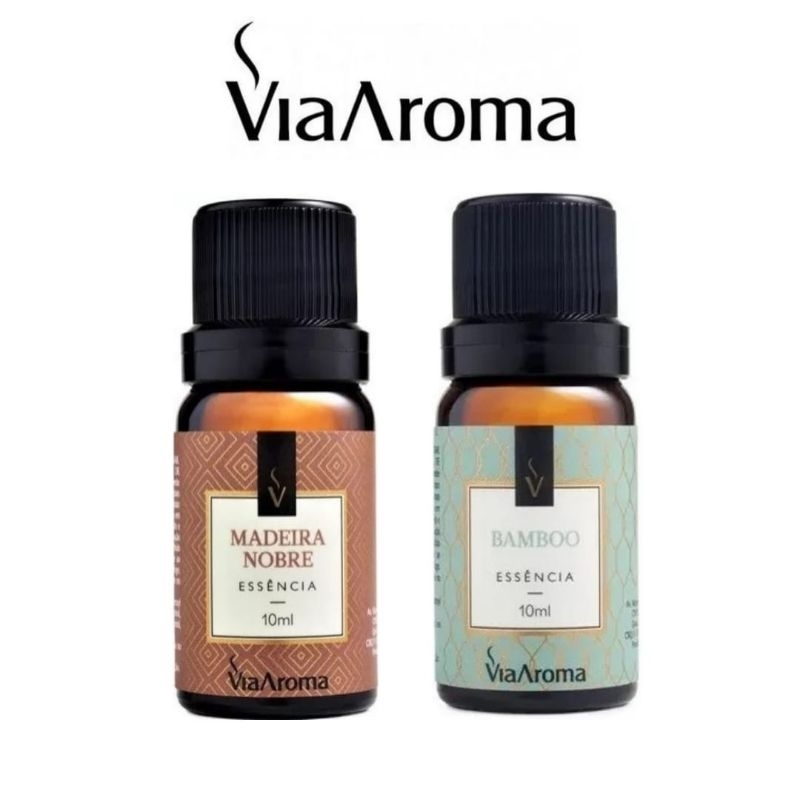 Imagem 02 Essências 10ml Para Difusor de Ambiente Elétrico Via Aroma Aromas Para Casa Escritório