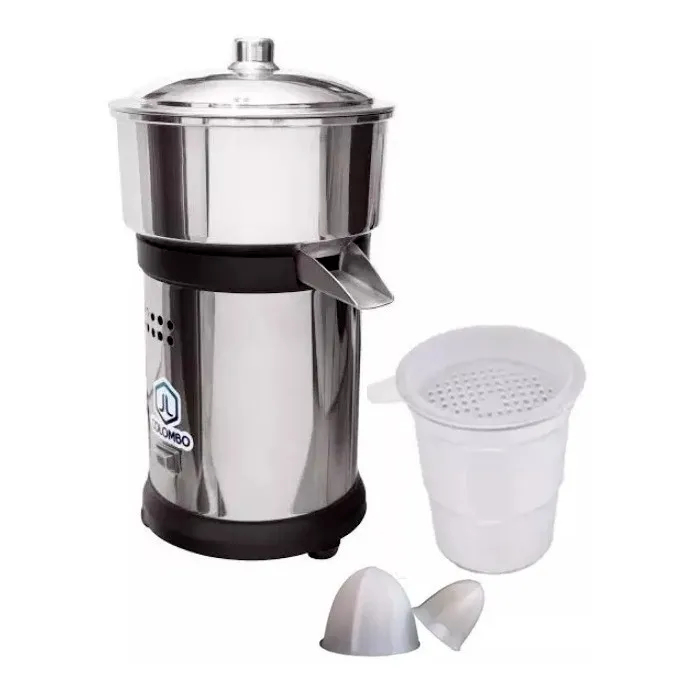 Espremedor Industrial Extrator De Suco Laranja Limão Frutas Inox Profissional Bivolt JL Colombo