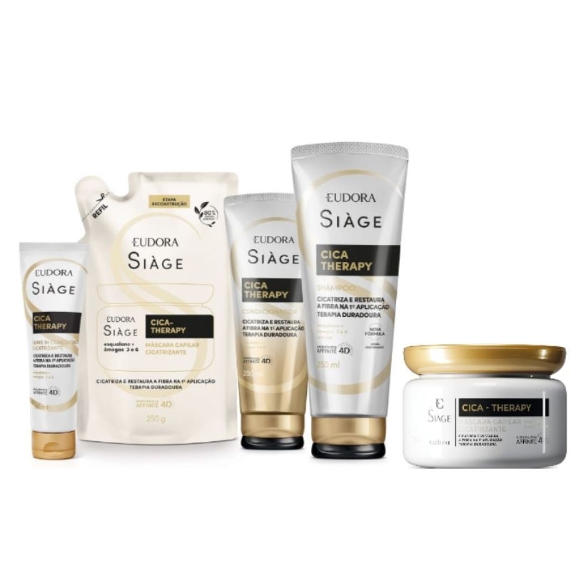 Siàge Cica-Therapy: Leave-in,Refil Máscara,Shampoo,Condicionador,Máscara Capilar - Eudora