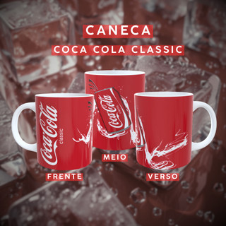Caneca Coca Cola Classic Porcelana