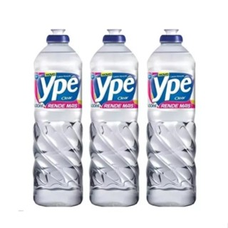 Detergente Lava Louças Ypê Clear 500ml Kit Com 3 Unidades em Oferta na Shopee