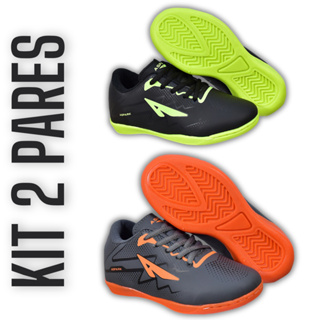 Chuteira Infantil Tênis Futsal Futebol Salão Sola Costurada Reforçada Quadra Menino Aspark em Oferta na Shopee