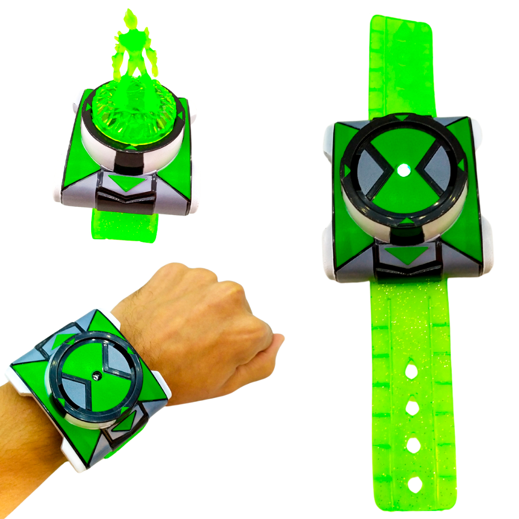 Relógio Ben 10 Omnitrix Projetor Aliens Omniverse C/ Luz Som