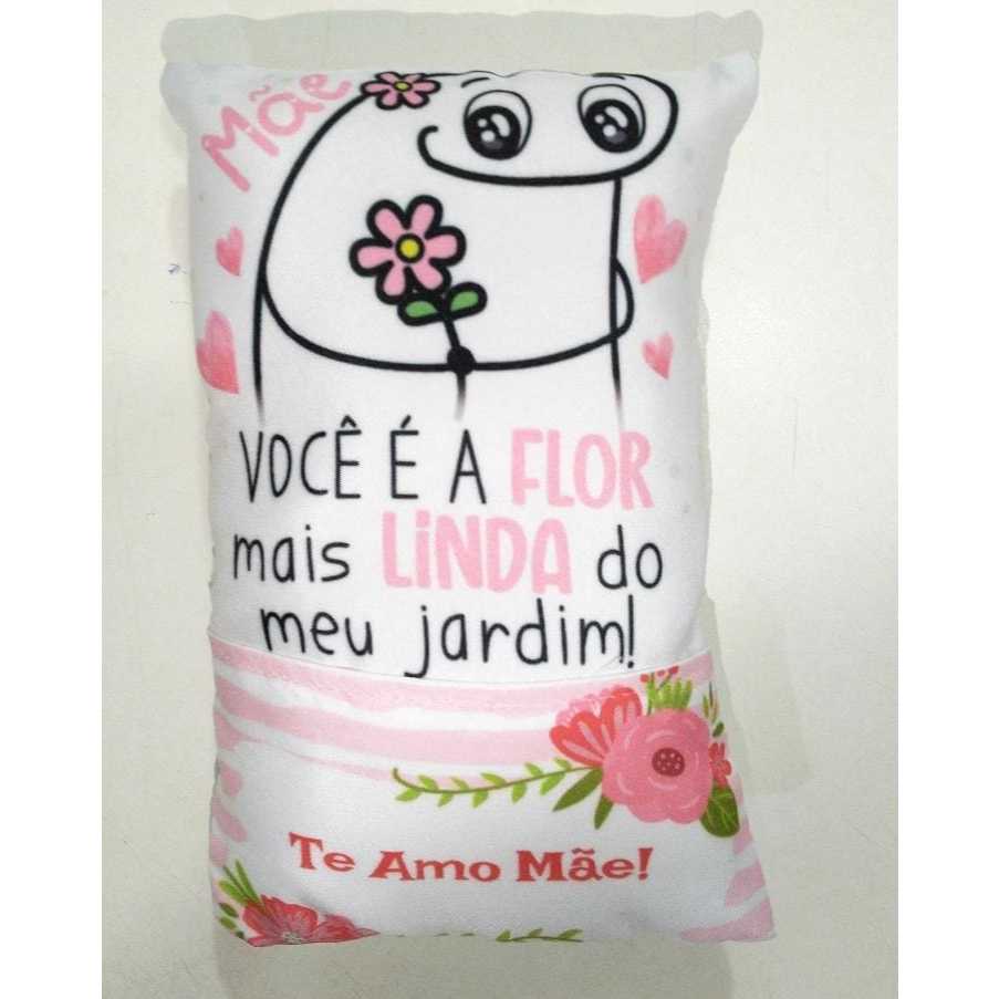 Almofada Flork - Dia das mães 2026 | Desenho Flork - PROMOÇÃO DE LANÇAMENTO em Oferta na Shopee