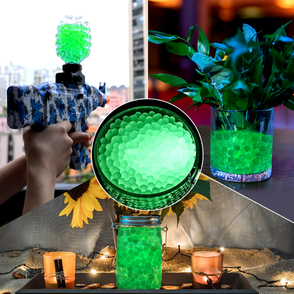 kit bolinhas neon para arma de gel 7-8mm orbez brilha no escuro LINHA FAST GOLD em Oferta na Shopee