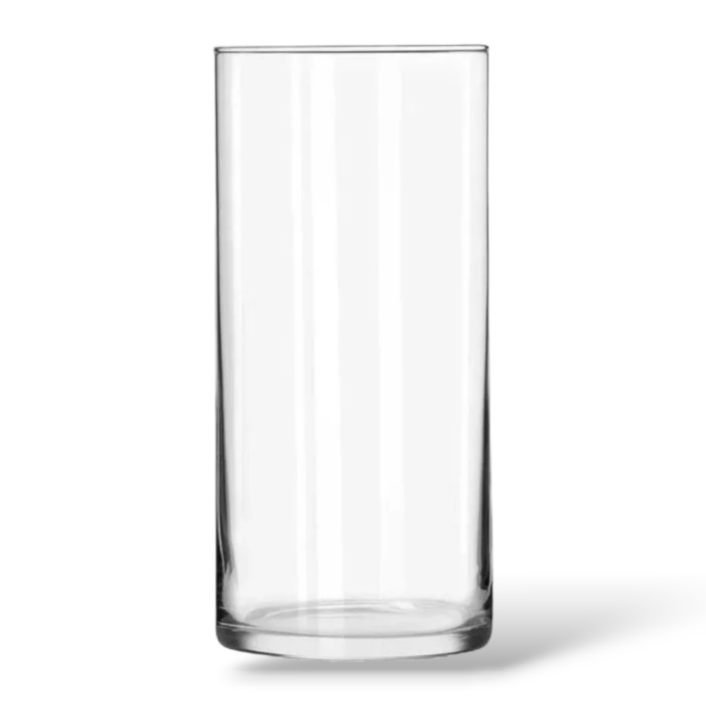 Vaso de Vidro Cilindro Transparente Decorativo Arranjo Flores