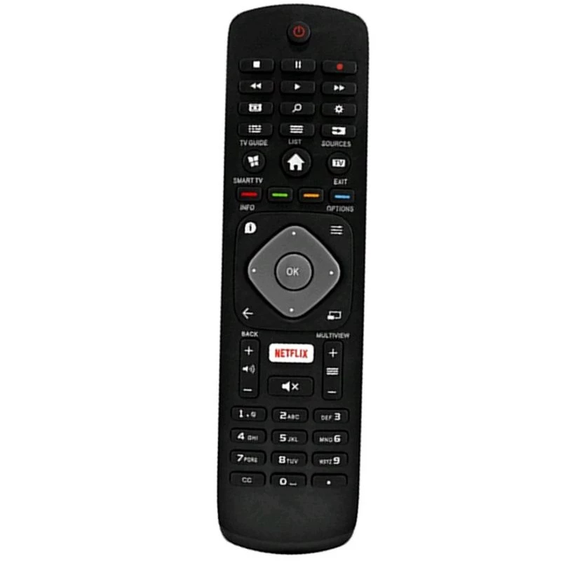 Controle Remoto Para TV Philips Smart LCD Led Tecla Netflix