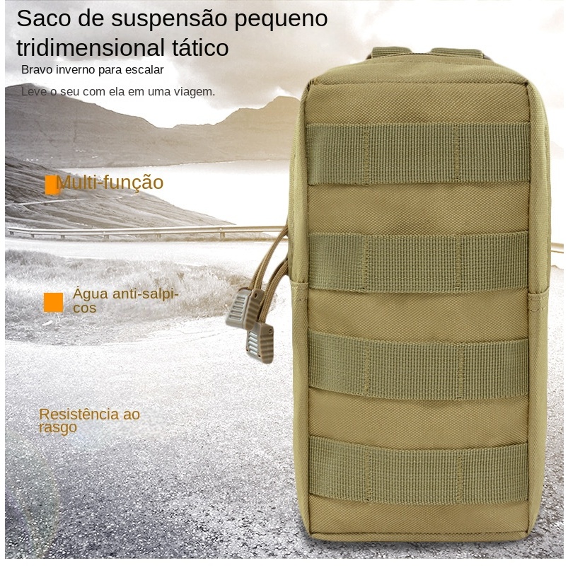Bolsa de zíper duplo para equipamento tático ao ar livre em Oferta na Shopee