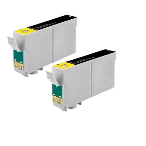 02 Cartuchos Epson 117 Compatível para Impressora Epson T23 T24 TX105 TX115 / Black / 12ml