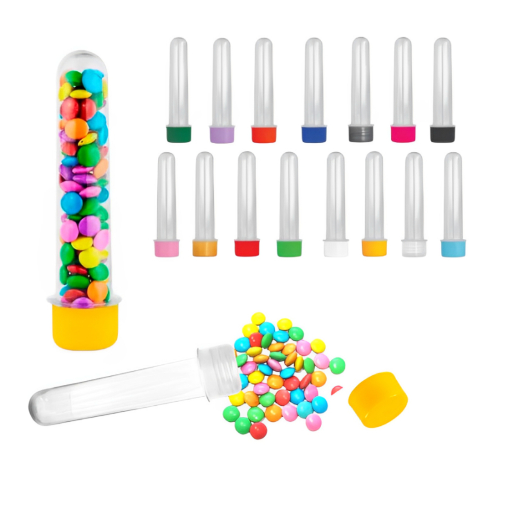 Kit 10, 20, 30, 40 e 50 Tubetes Acrílico 13cm - Decoração Lembrancinhas Para Festa Aniversário em Oferta na Shopee