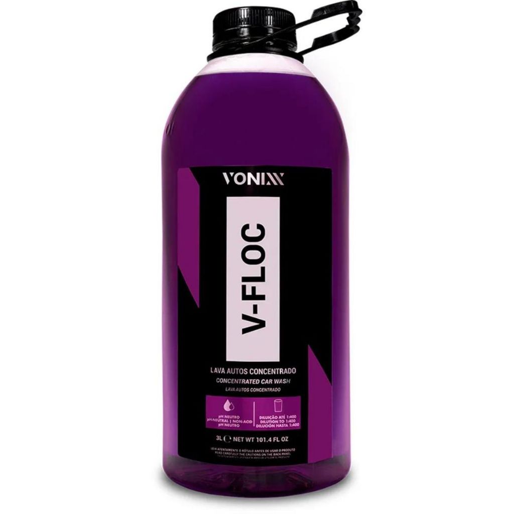 Shampoo Automotivo Lava Auto Concentrado V-floc 3l Vonixx