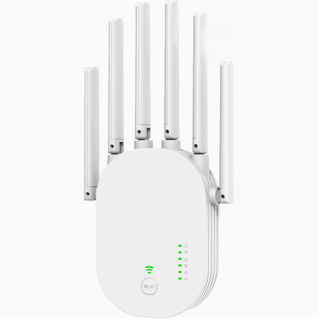 Repetidor Sem Fio De 1200Mbps 6 Antenas Amplificador De Rede De Banda Dupla 2.4G em Oferta na Shopee