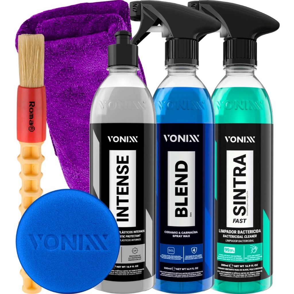 Kit Cera Blend Sintra Fast Limpador Intense Renova Plástico Vonixx em Oferta na Shopee