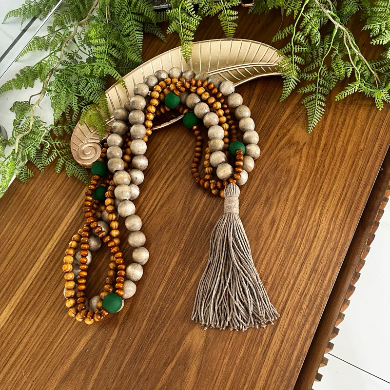 Colar de Mesa em madeira Barroco grosso decoração 6C verdes azul preto bege sala rack mesinha em Oferta na Shopee