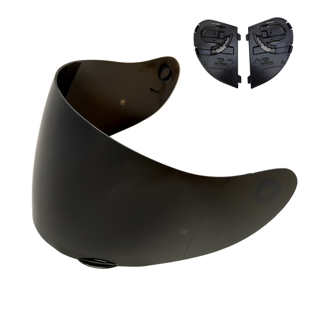Viseira Fumê Capacete Fly F9 (Capacete 99 Moto) + Par de Reparo