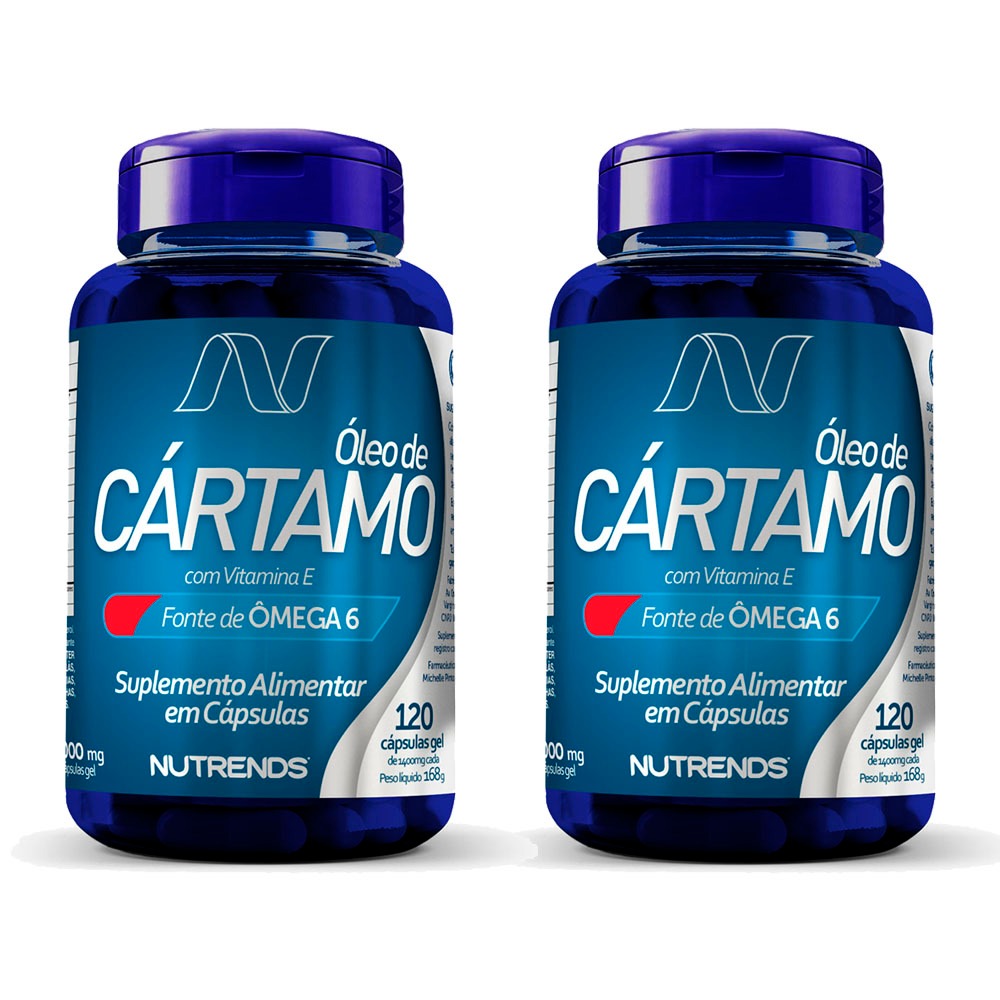 2x Óleo de Cártamo - 60 Cápsulas cada - Nutrends
