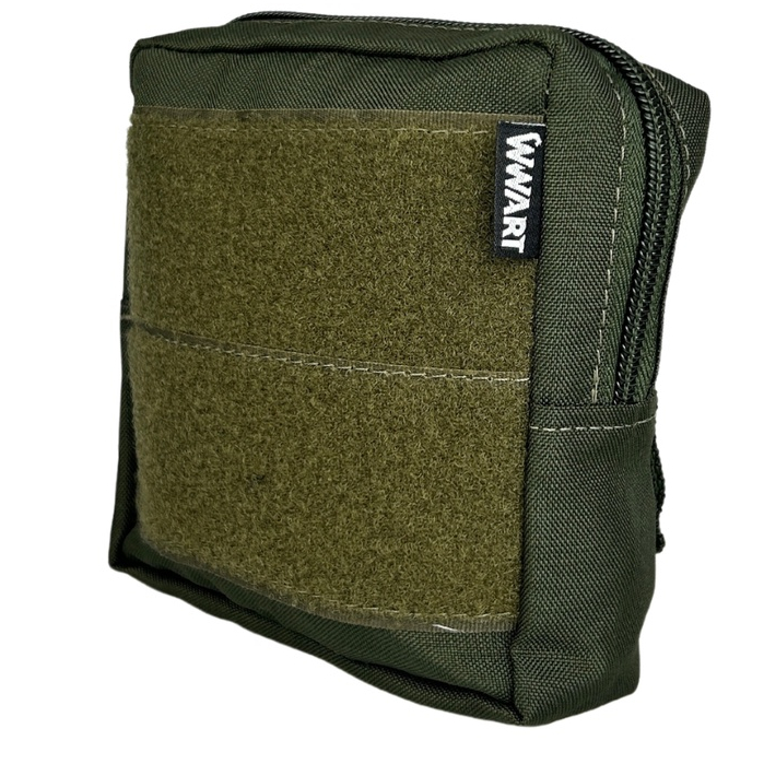 Bolso Quadrado  Modular Molle Verde VELCRÃO 1414