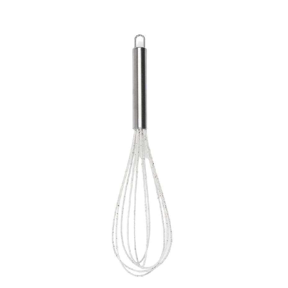 Batedor Fuê Fouet Manual Fio Silicone Vanilla 30Cm - Brinox