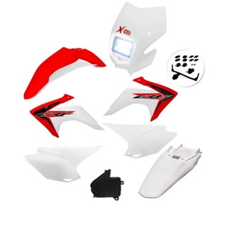 KIT PLASTICO CRF 230 + FAROL LED CRF 230 AMX XCELL
