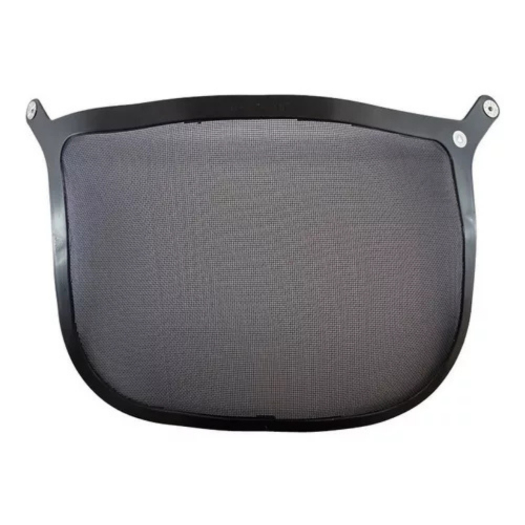 Protetor Facial De Tela Nylon 8p Com Botão Pressão  Para Acoplar No Boné Tecmater