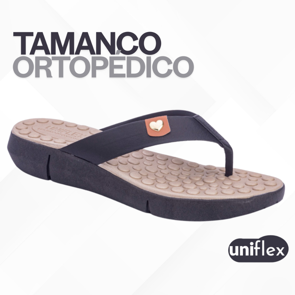 Chinelo Feminino Tamanco Ortopédico Anatômico Anabela Confortável Leve e Barato