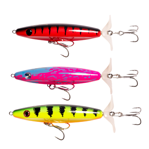 Isca Artificial Jennerlure Babyrex 105 10.5cm 20G Helice para Tucunaré Azul e Tucunare Açu