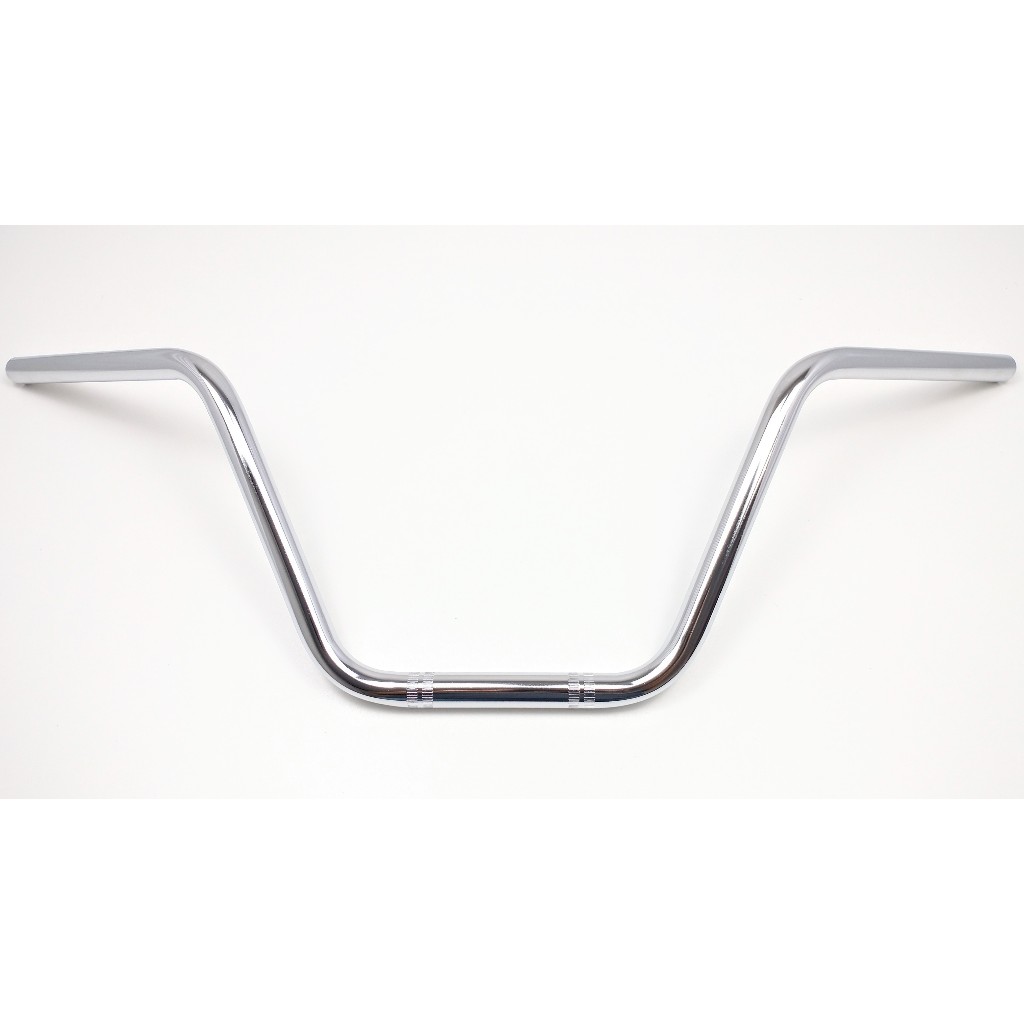 Guidon Guidão Seca 23 Cm Chopper Custom Cromado Polido 22 Mm 7/8