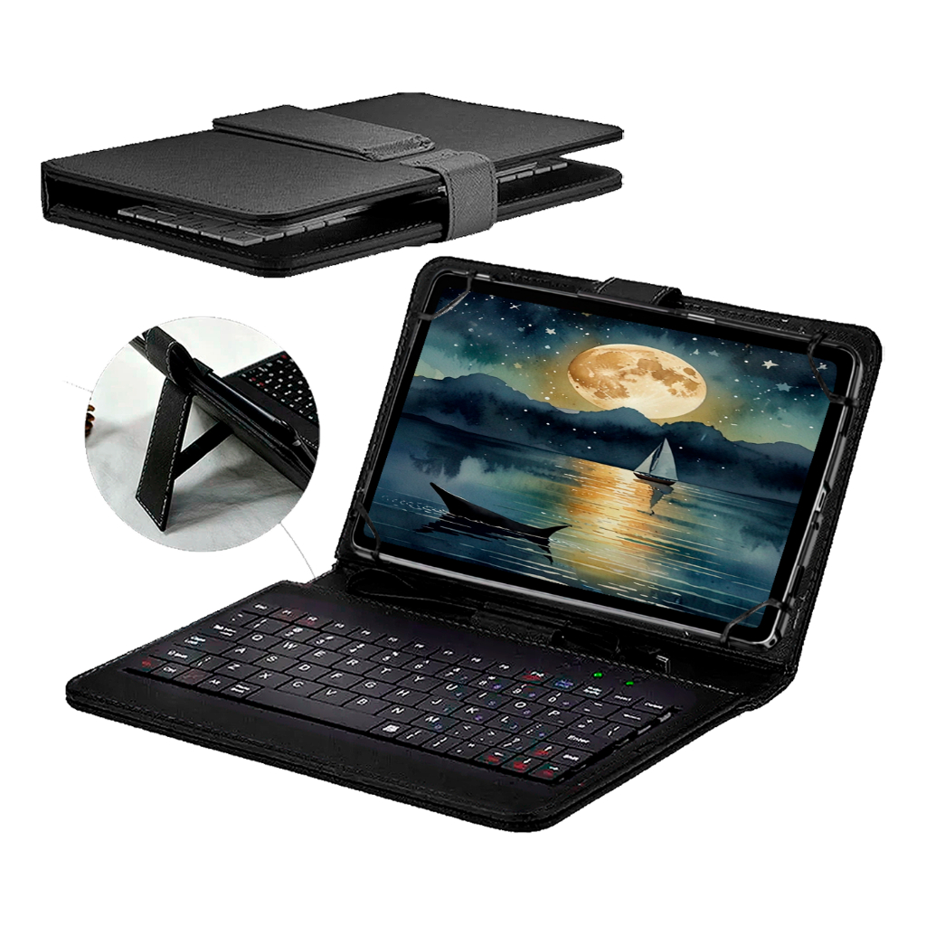 Capa Com Teclado Embutido Para Tablet Vaio Tl10 Tela 10.4 em Oferta na Shopee