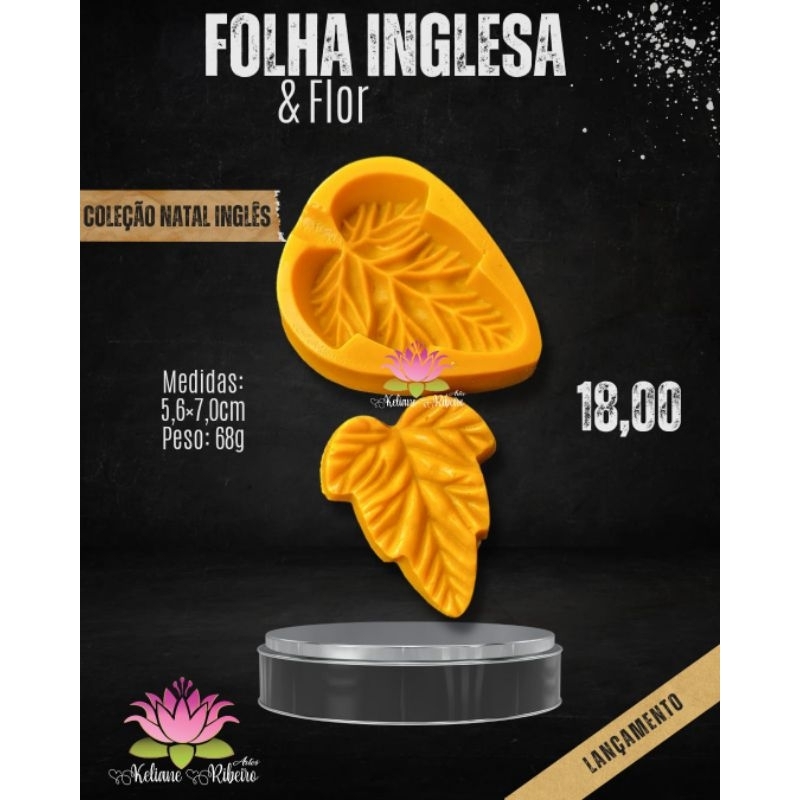 FRISADOR EM RESINA FLOR INGLESA