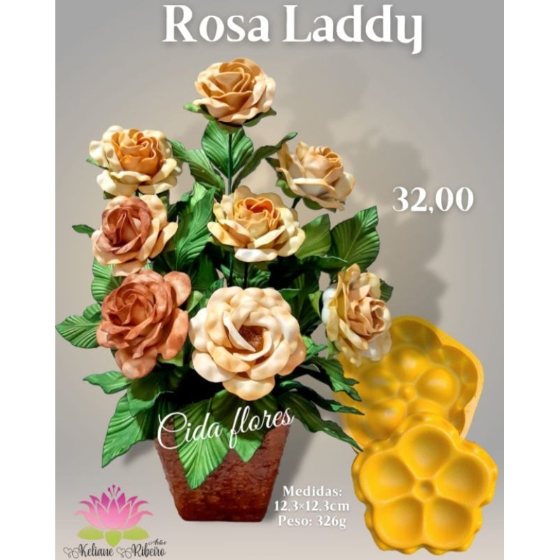 FRISADOR EM RESINA ROSA LADDY