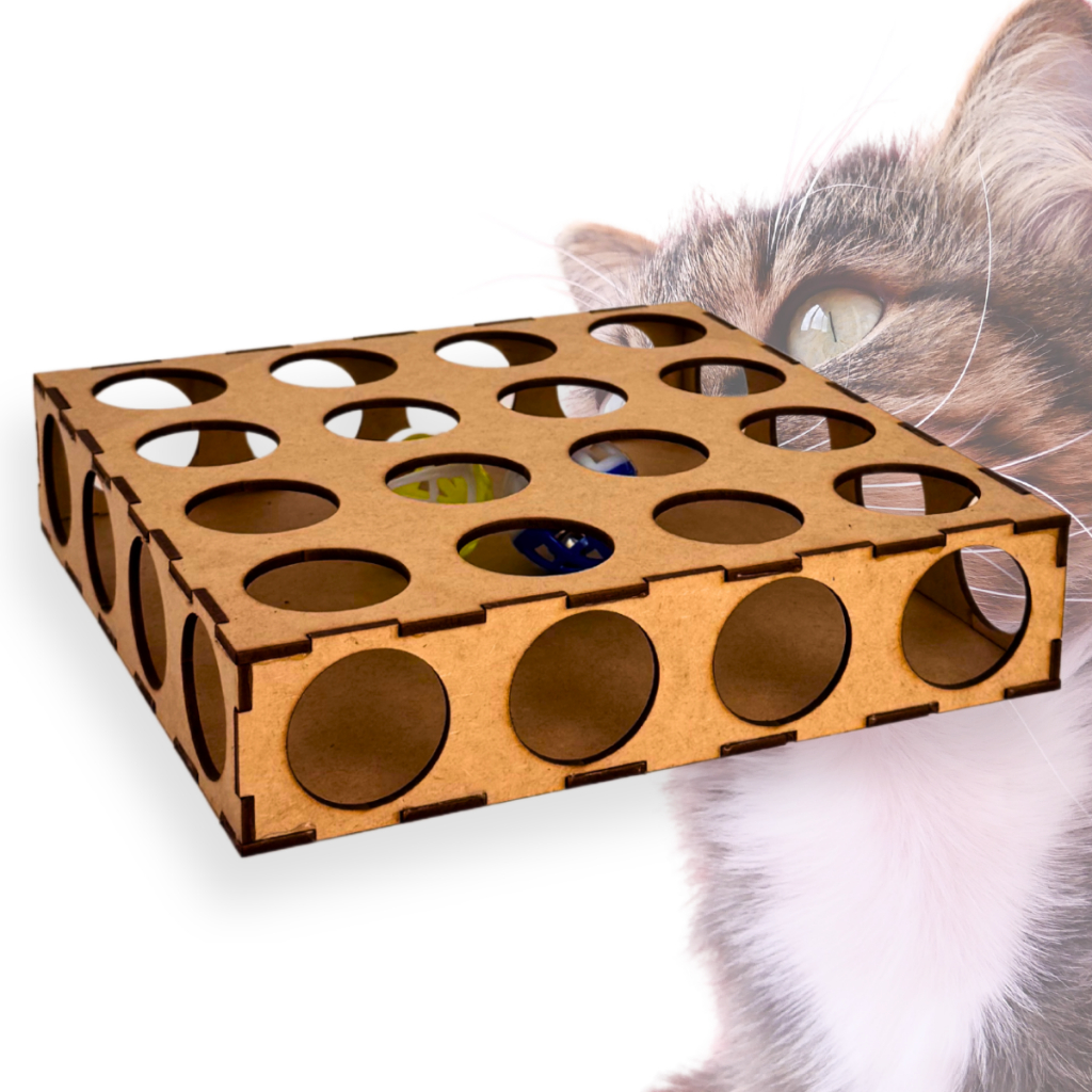 Brinquedo Para Gatos Labirinto Com Bolinhas e Guizo playground gatos Interativo Pets