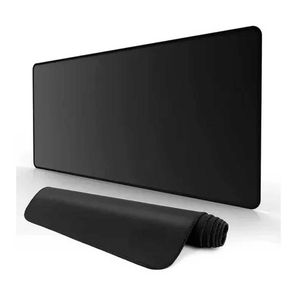 Mouse Pad Gamer Extra Grande Large Wide Speed Anti Derrapante Profissional Desk Pad Original Preto Liso
